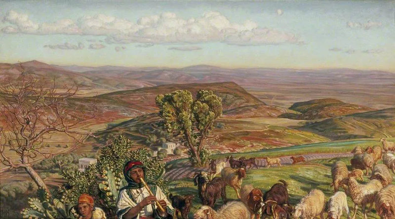 Esdraelon-plateau set fra højderne over Nazareth - William Holman Hunt