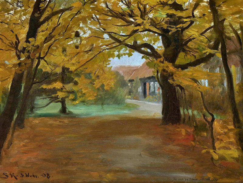 Plantage i Skagen. - Peder Severin Krøyer