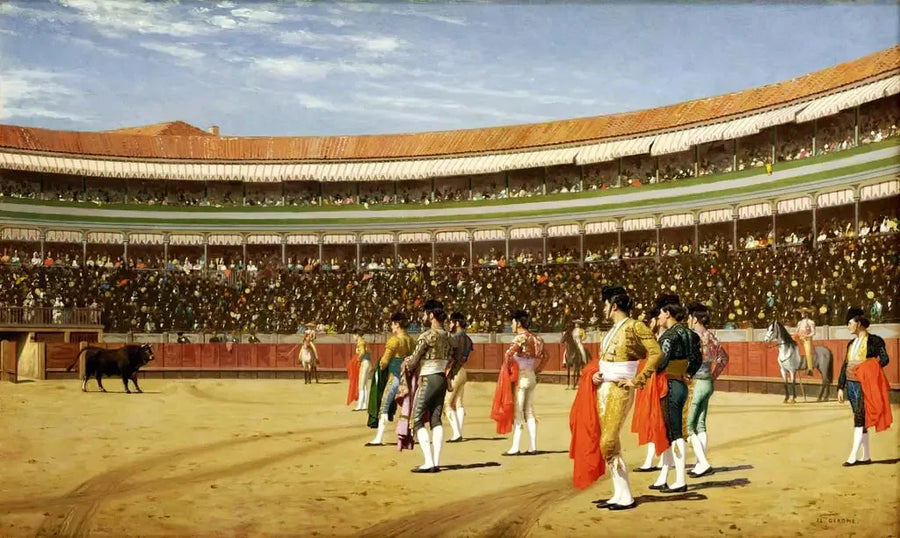 Plaza de toros: indgangen til tyren - Jean-Léon Gérôme
