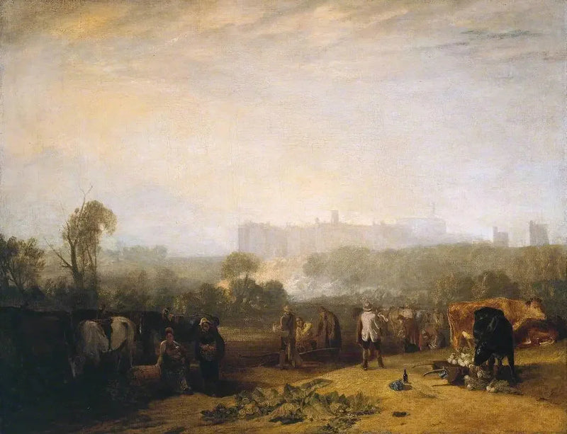 Pløjning af Rødbeder, nær Slough (‘Windsor’) - J. M. W. Turner