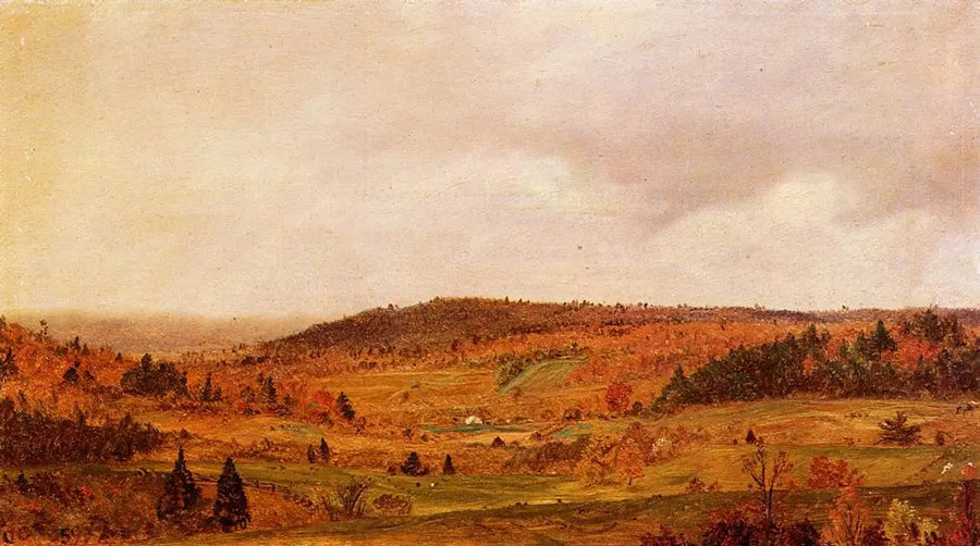 Efterårsskyer - Frederic Edwin Church