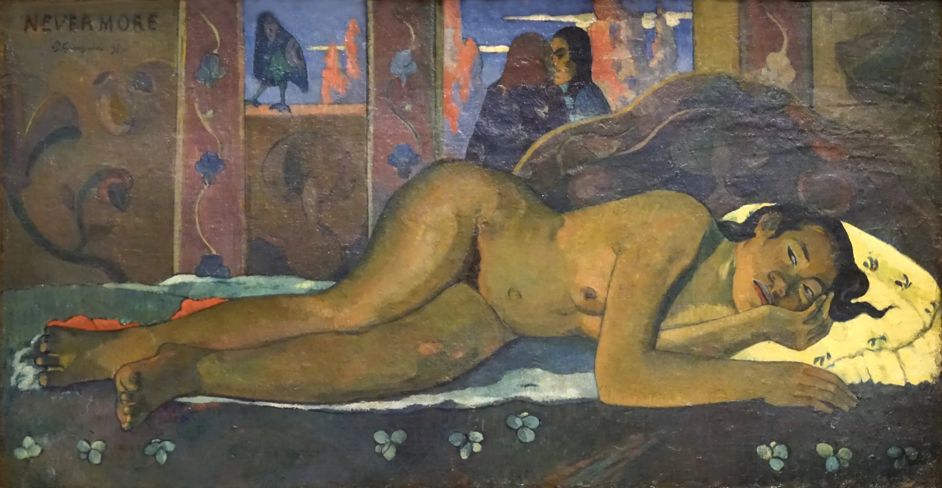 Plus jamais - Paul Gauguin image 1 reproduction d’œuvre d’art à l’huile