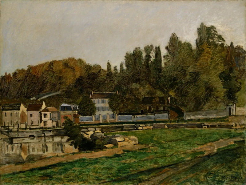 Vandpunkter i Marly - Alfred Sisley