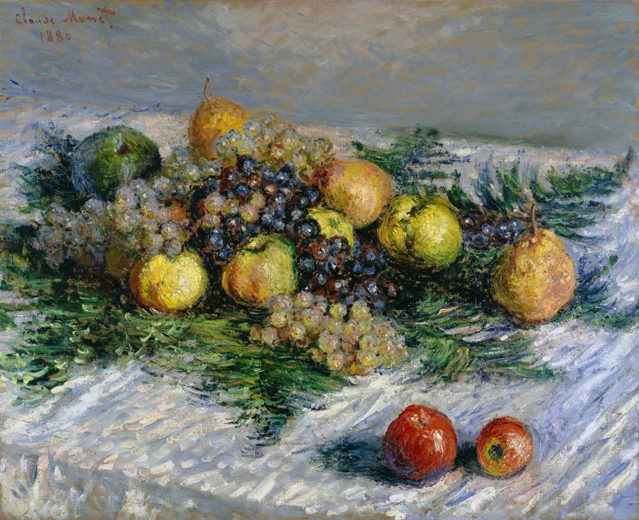 Pærer og druer W631 - Claude Monet