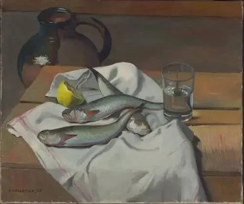 Fisk og citron - Félix Vallotton