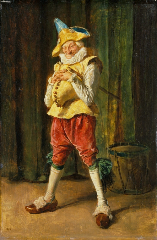 Polichinelle - Ernest Meissonier image 1 tableau peint à l’huile sur toile