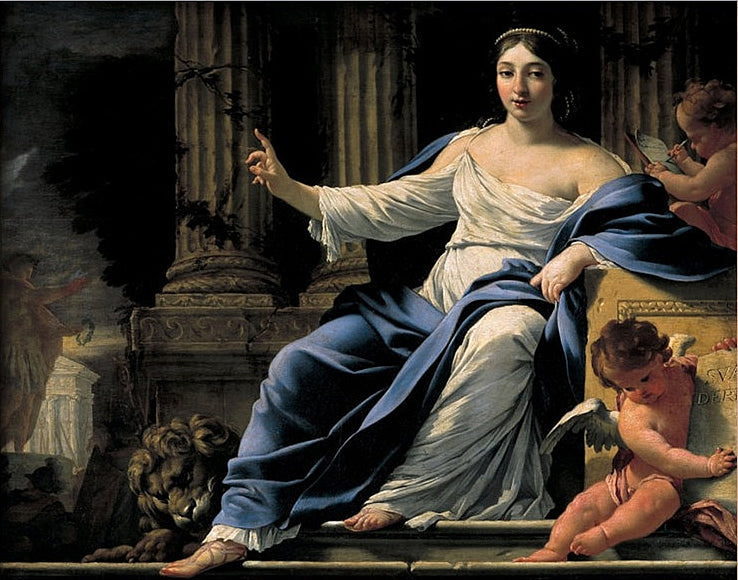 Polymnie, eloquensens muse - Simon Vouet