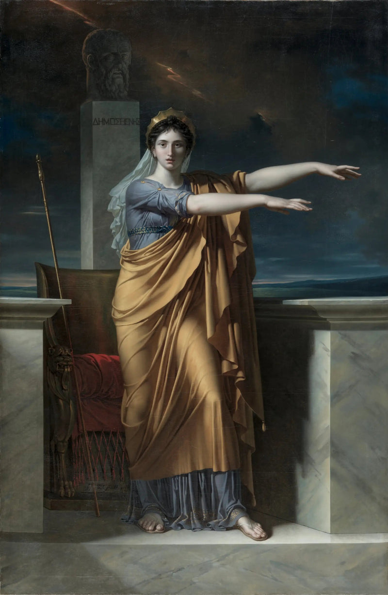 Polymnie, muse der præsidere for veltalenhed - Charles Meynier