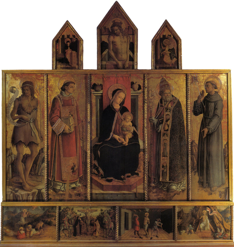 Polyptyk af Massa Fermana - Carlo Crivelli