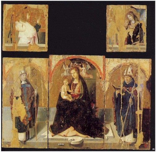 Polyptyk af Saint Gregor - Antonello de Messine