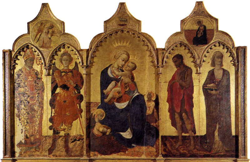 Polyptyk af San Domenico de Cortone - Stefano di Giovanni (Sassetta)