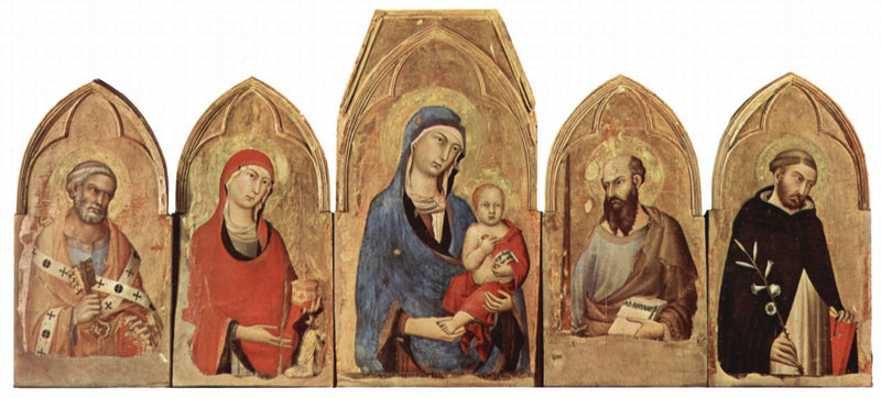 Polyptyk af San Domenico - Simone Martini