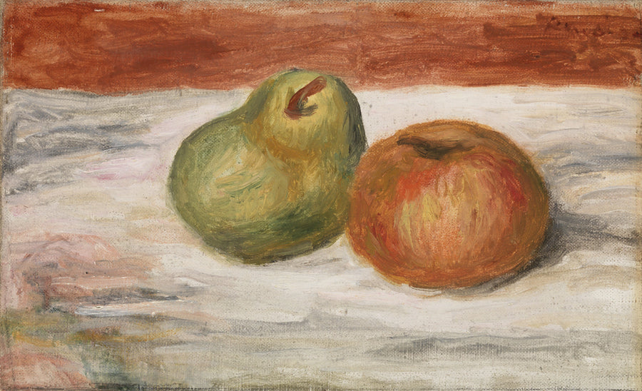 Æble og pære (Æble og pære) - Pierre-Auguste Renoir
