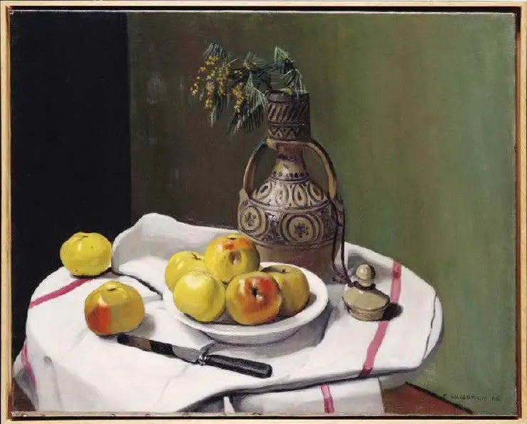 Æbler og marokkansk vase - Félix Vallotton