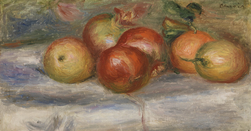 Æbler, Appelsin og Citroner (Æbler, appelsiner og citroner) - Pierre-Auguste Renoir