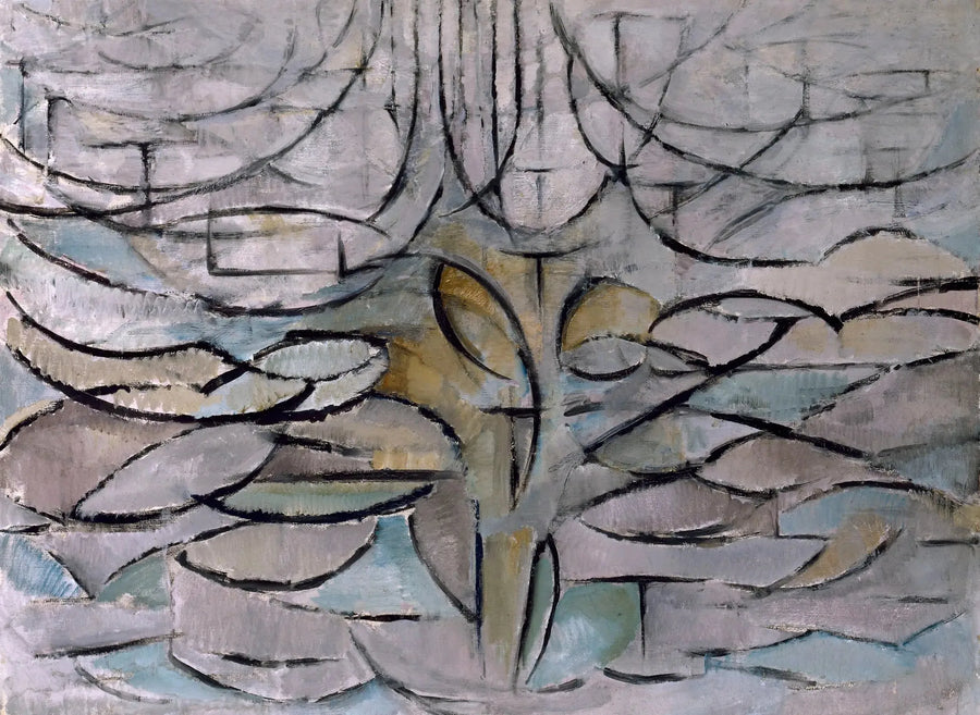 Blomstrende æbletræ - Piet Mondrian