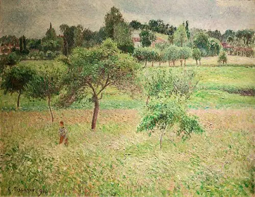 Æbletræer i Éragny - Camille Pissarro