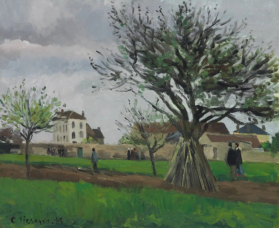 Pomer i Pontoise (Faderen Galliens hus) - Camille Pissarro