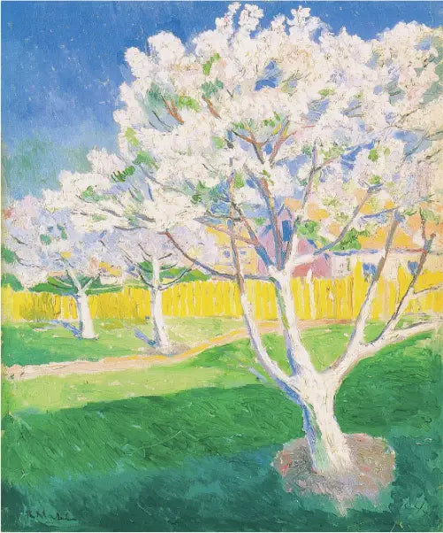 Frugttræer i blomst - Kazimir Malevich
