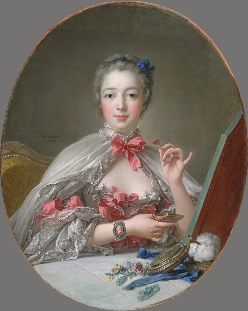Pompadour ved hendes toilette - François Boucher