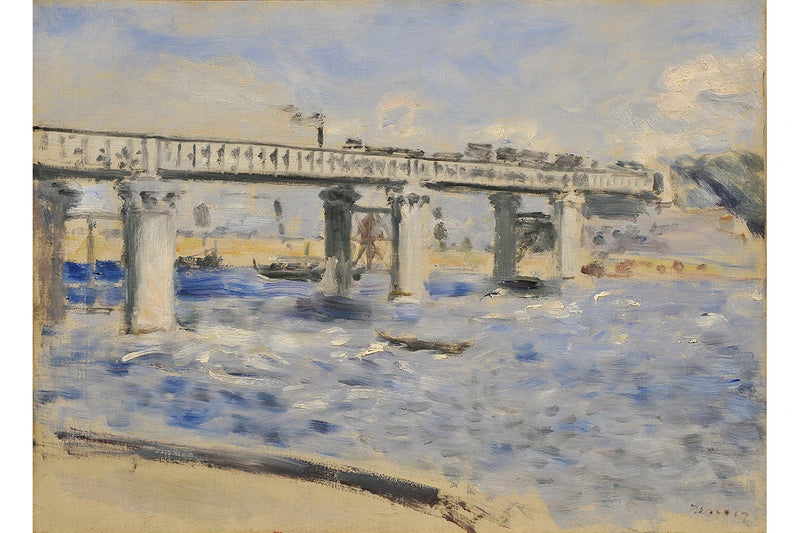 Jernbanebro i Argenteuil - Pierre-Auguste Renoir