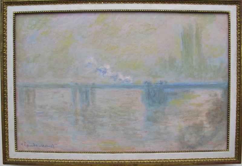 Pont de Charing Cross (overskyet dag), 1900 - Claude Monet