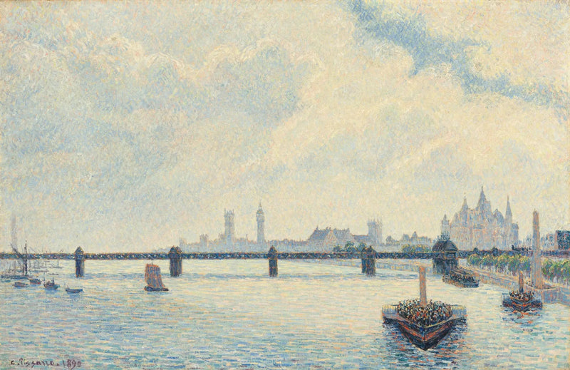 Charing Cross Bro, London - Camille Pissarro