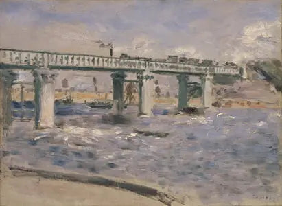 Jernbanebro i Argenteuil - Pierre-Auguste Renoir