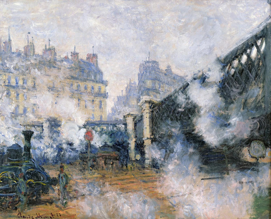 Broen over Europa, Gare Saint-Lazare - Claude Monet