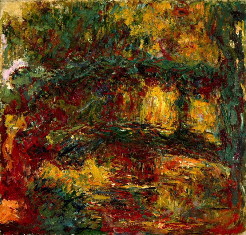 Den japanske bro, Giverny - Claude Monet