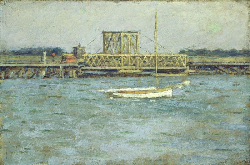 Pont-løve - Long Branch R. R. - Theodore Robinson