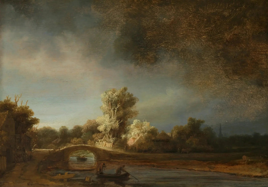 Broen af sten - Rembrandt