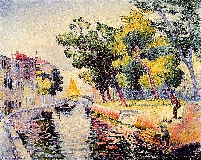 Pont San Trovaso, Venedig - Henri-Edmond Cross