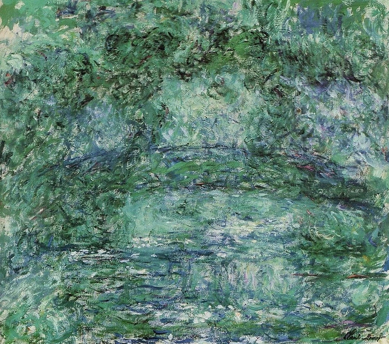 Den japanske bro (pont japonais) - Claude Monet