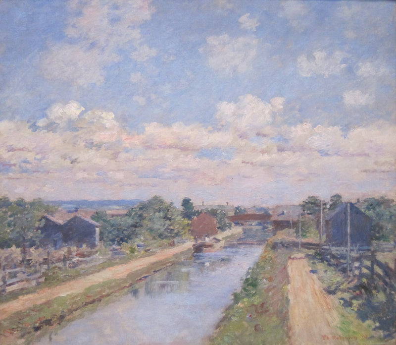 Port Ben, kanalen Delaware og Hudson - Theodore Robinson