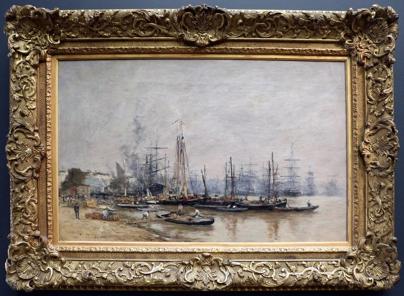 Bordeaux havn - Eugène Boudin