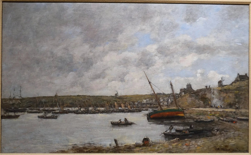 Camaret Havn - Eugène Boudin