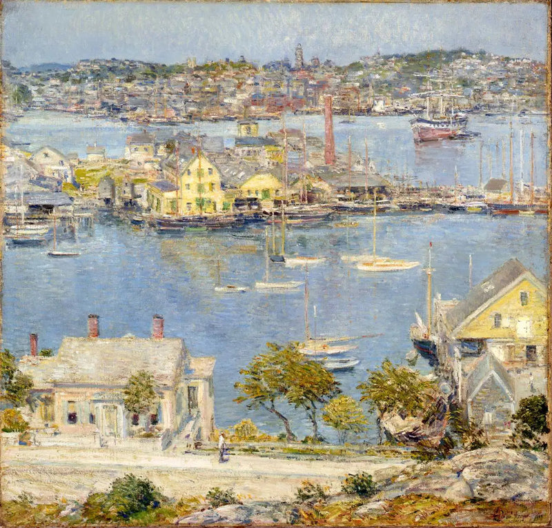 Gloucester Havn - Childe Hassam