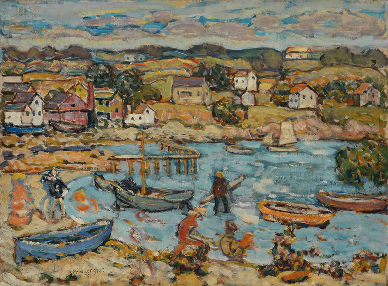 Marblehead Havn - Maurice Prendergast
