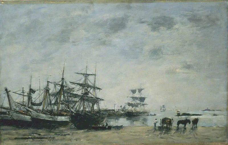 Portrieux Havn - Eugène Boudin
