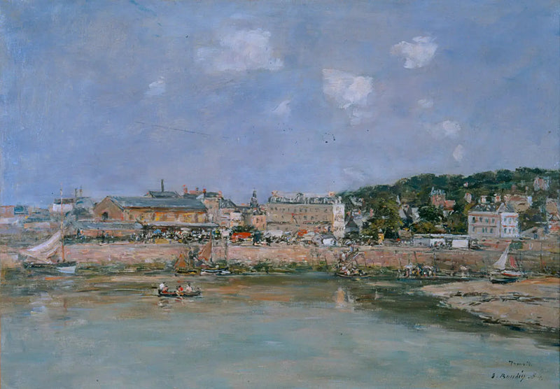 Trouville Havn - Eugène Boudin