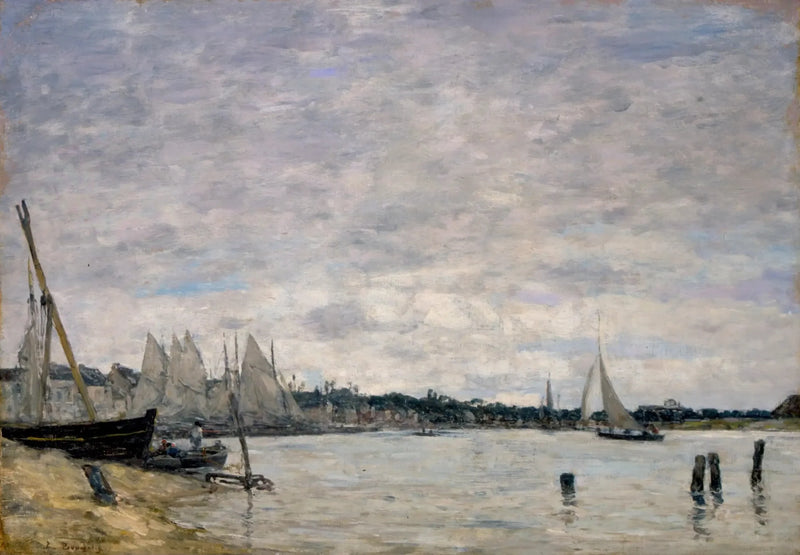 Trouville Havn - Eugène Boudin