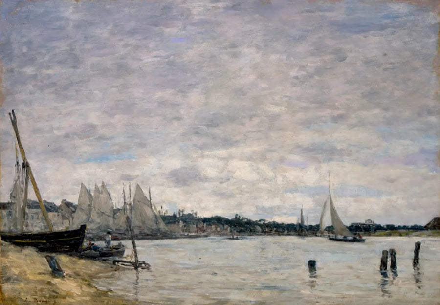 Trouville Havn - Eugène Boudin