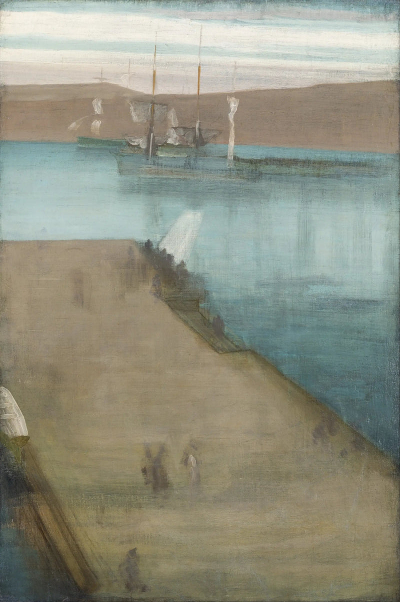 Valparaiso Havn - James Abbott McNeill Whistler