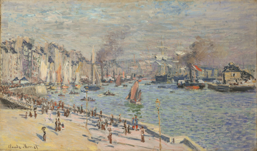 Havn i Le Havre W297 - Claude Monet