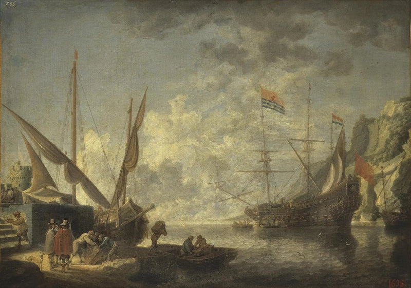 Havnefront - David Teniers den Yngre