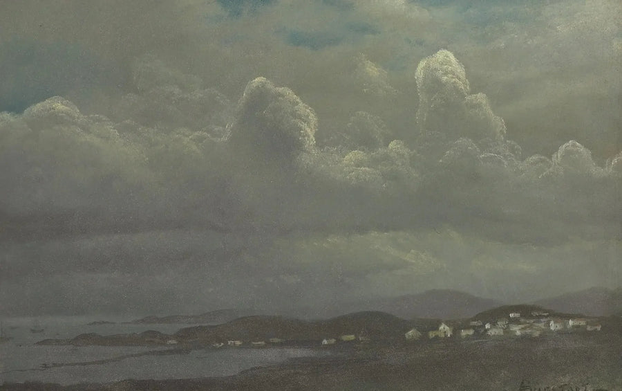 Port Richmond, San Francisco-bugten - Albert Bierstadt