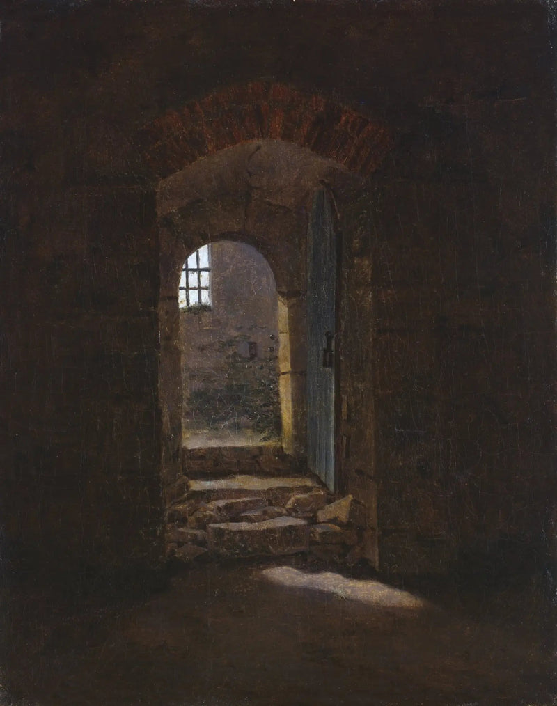 indgangsdør til Meissen - Caspar David Friedrich