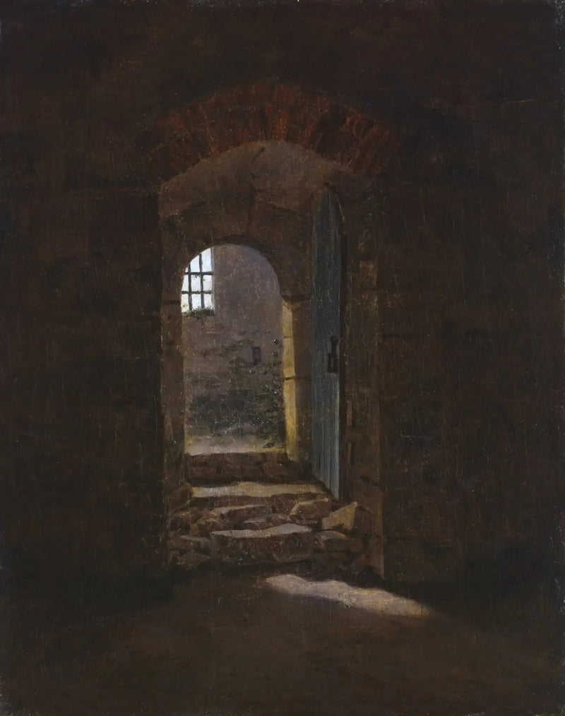 indgangsdør til Meissen - Caspar David Friedrich