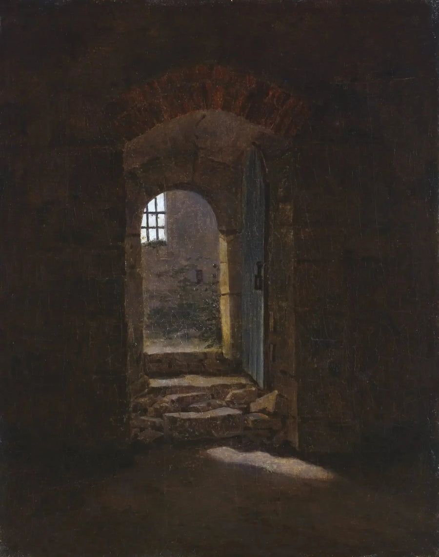 indgangsdør til Meissen - Caspar David Friedrich